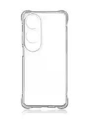 Прозрачный чехол для Oppo A60 противоударный силиконовый ROSCO прозрачный с защитой камер, углов
