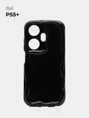 Черный чехол для Itel P55+ Plus (Ител П55+ Плюс), противоударный