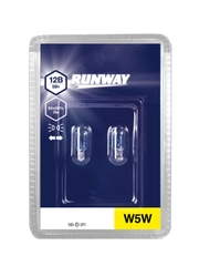 Лампа накаливания W5W 12В 5Вт (2шт блистер)