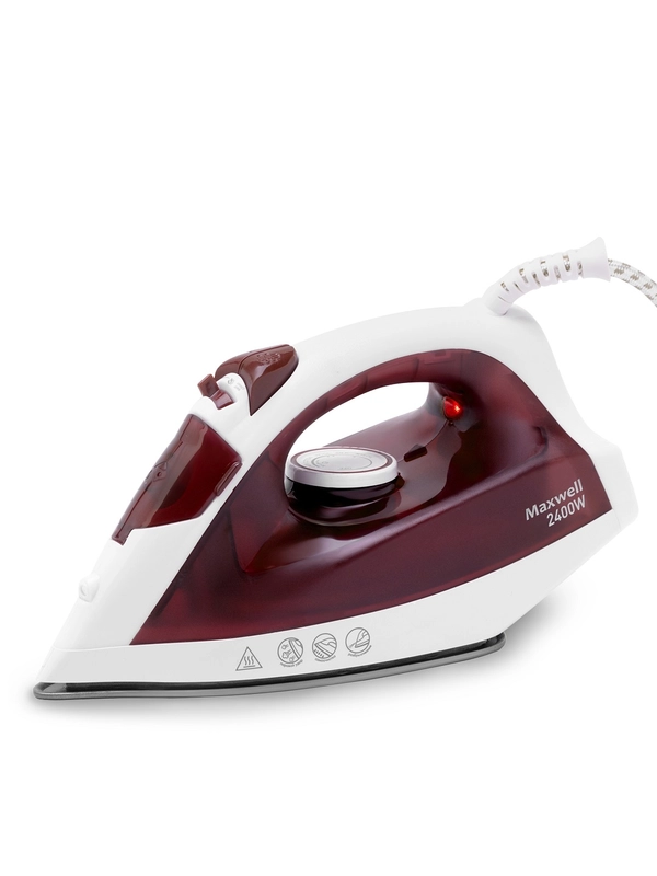 Утюг Maxwell MW-3006 2400Вт белый/бордовый
