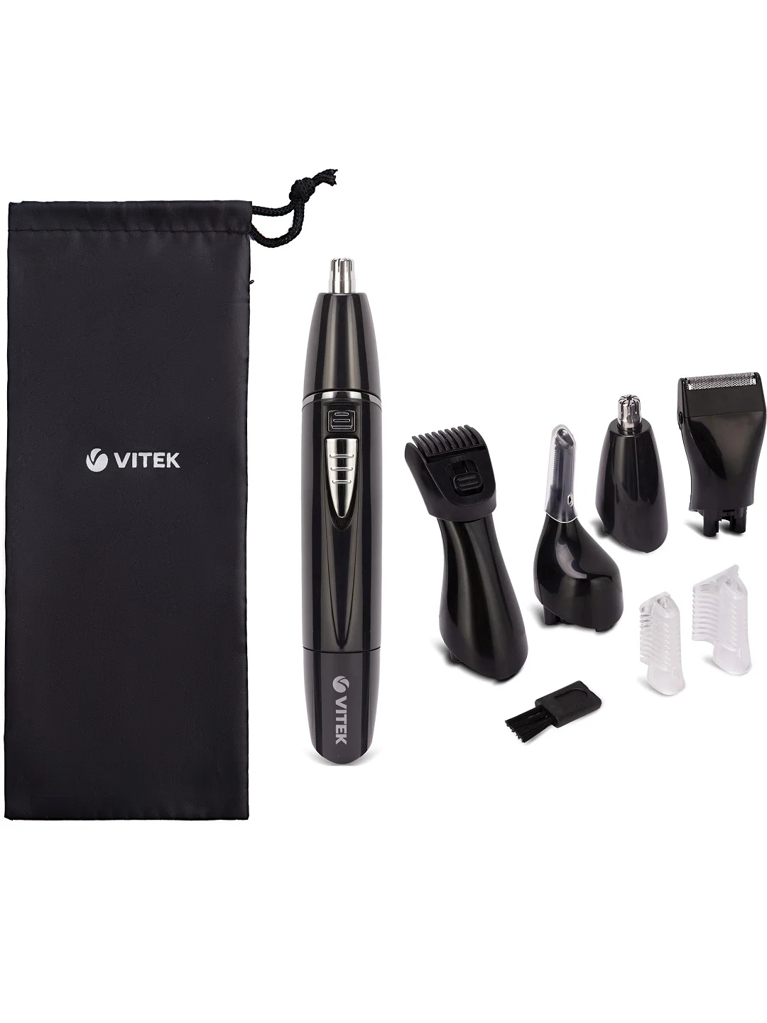 Триммер Vitek VT-2545 черный (насадок в компл:4шт)