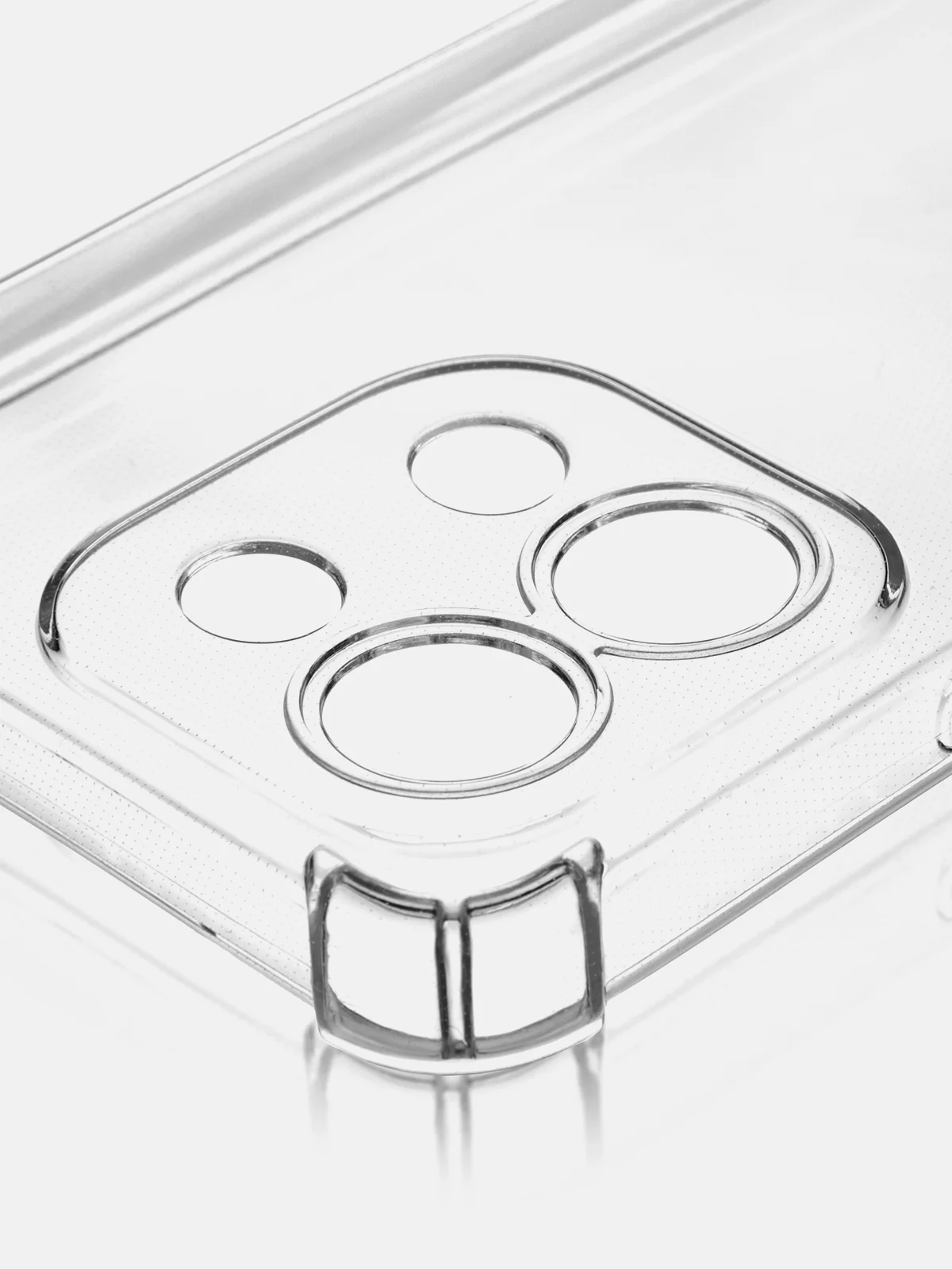 Прозрачный чехол для Vivo Y28 4G противоударный силиконовый ROSCO прозрачный с усиленными углами