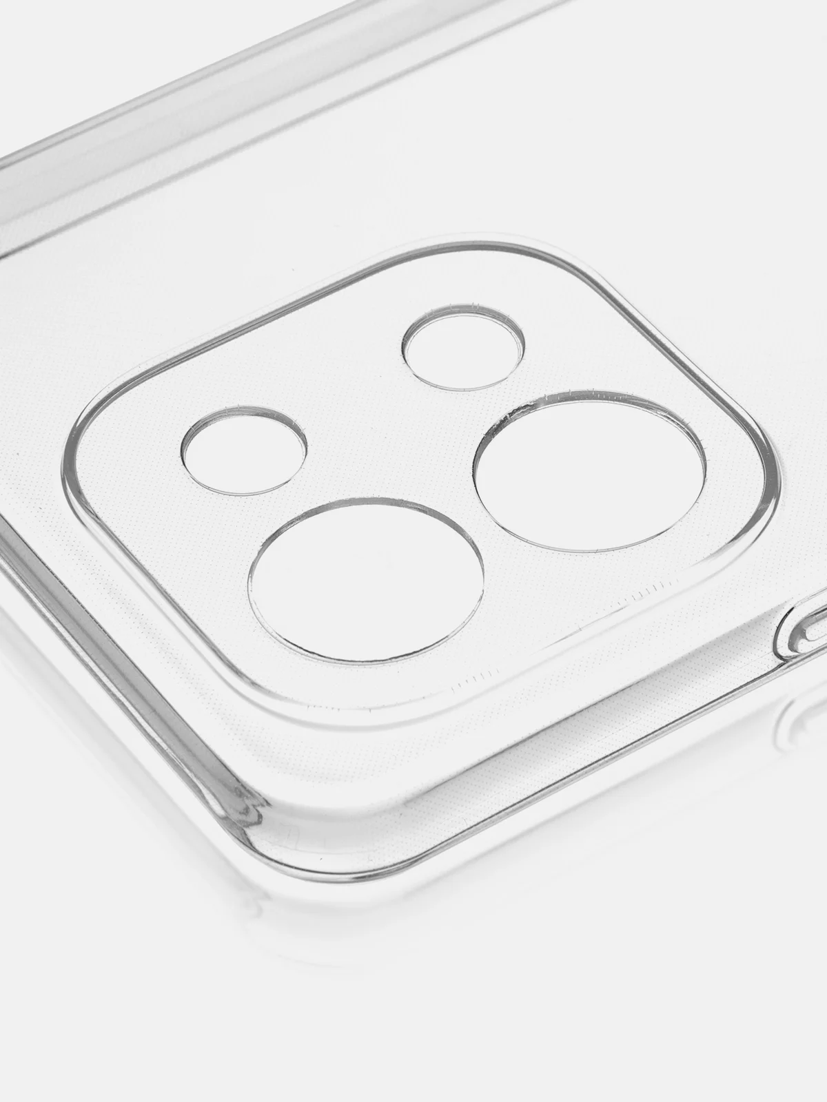 Прозрачный чехол для Vivo Y28 4G силиконовый ROSCO матовый/ прозрачный тонкий с защитой камер