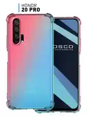 Розовый противоударный чехол для Honor 20 Pro силиконовый Rosco с усиленными углами, защитой камер