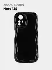 Черный чехол для Xiaomi Redmi Note 12S (Сяоми Редми Нот 12С, противоударный