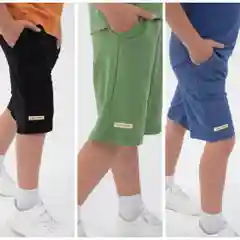Зелёный хаки шорты для мальчика на рост 98-116 см, 3-6 лет