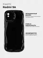 Черный чехол для Xiaomi Redmi 9A (Сяоми Редми 9А) противоударный