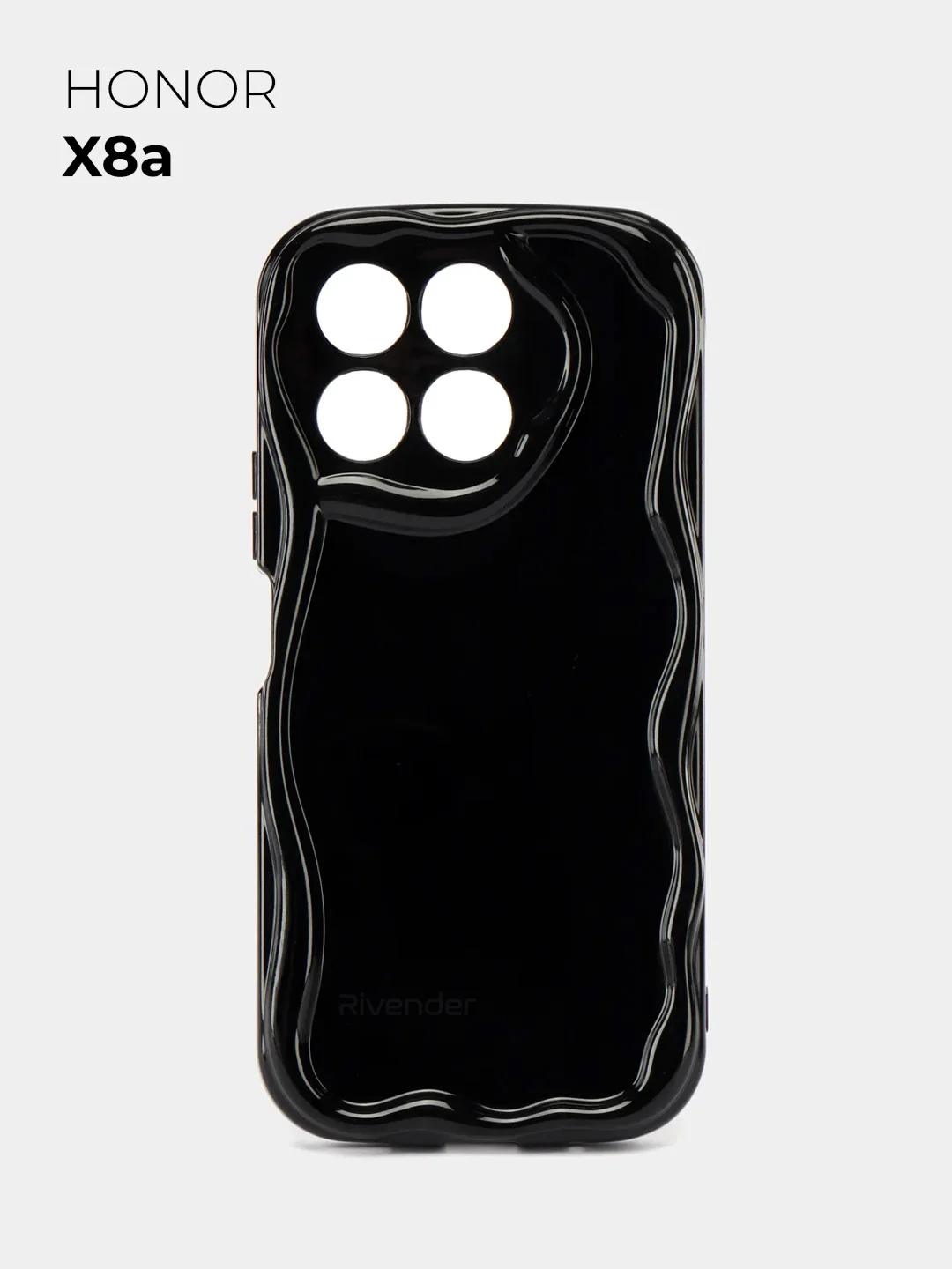 Черный чехол для Honor X8a (Хонор Х8а, Икс 8А), противоударный