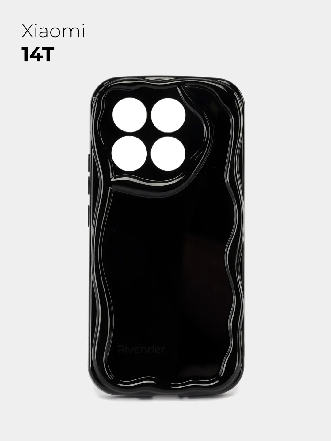 Черный чехол для Xiaomi 14T (Сяоми 14Т), противоударный