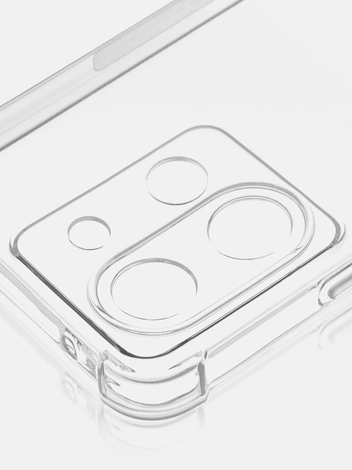 Прозрачный противоударный чехол для Vivo Y36 силиконовый, ROSCO, с усиленными углами