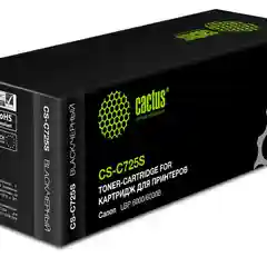Картридж лазерный Cactus CS-C725S 725 черный (1600стр.) для Canon i-Sensys 6000/6000b