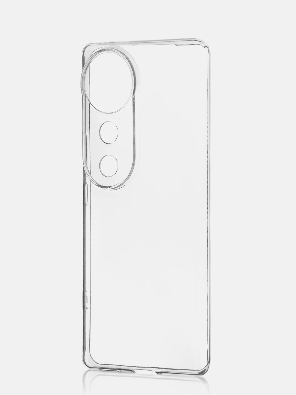 Прозрачный чехол для Vivo V40 силиконовый ROSCO матовый/ прозрачный тонкий с бортиком- защитой камер
