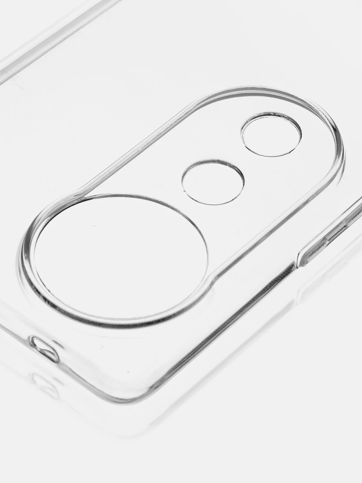 Прозрачный чехол для Vivo V40 силиконовый ROSCO матовый/ прозрачный тонкий с бортиком- защитой камер