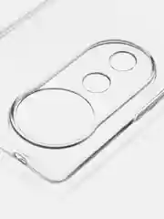 Прозрачный чехол для Vivo V40 силиконовый ROSCO матовый/ прозрачный тонкий с бортиком- защитой камер