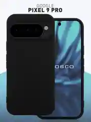 Чехол для Google Pixel 9 Pro силиконовый ROSCO матовый тонкий с бортиком- защитой камер