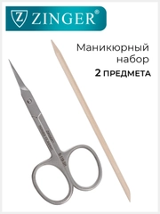 Набор для маникюра Sis-06-S (ножницы для кутикулы,деревянная палочка)