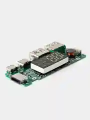 Модуль заряда с дисплеем Power Bank для Li-ion аккумуляторов 18650 5 В 2,4 А, трехпортовы