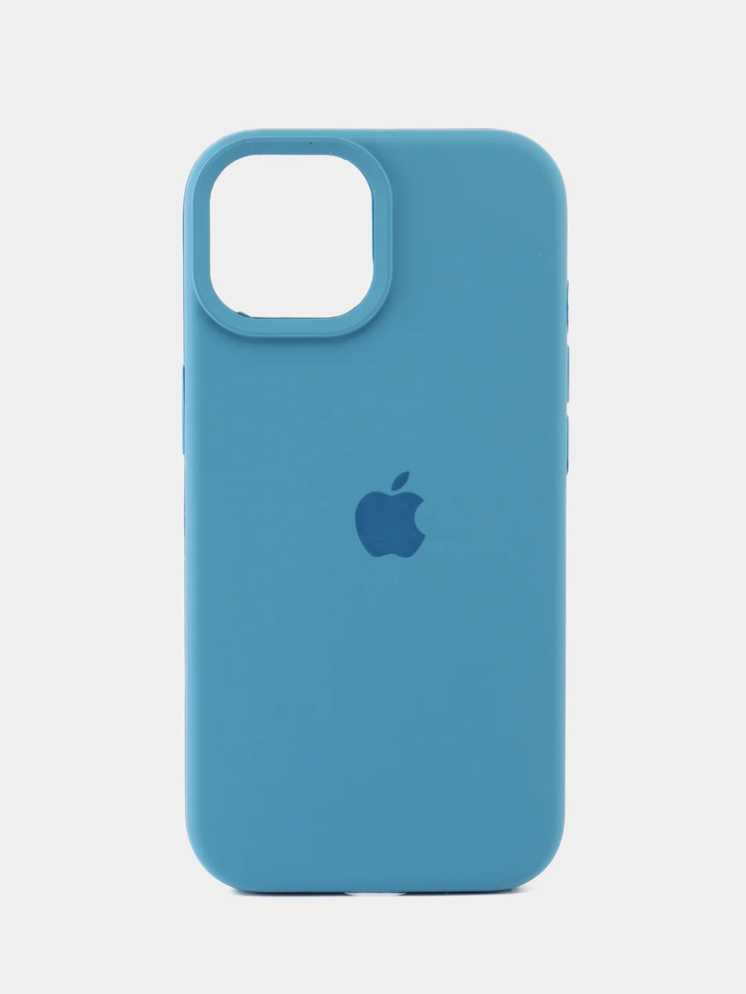Светло-синий чехол для iPhone 14, 14Pro, 15,14Pro Max, 15, 15Pro,15Pro Max, силиконовый, айфон
