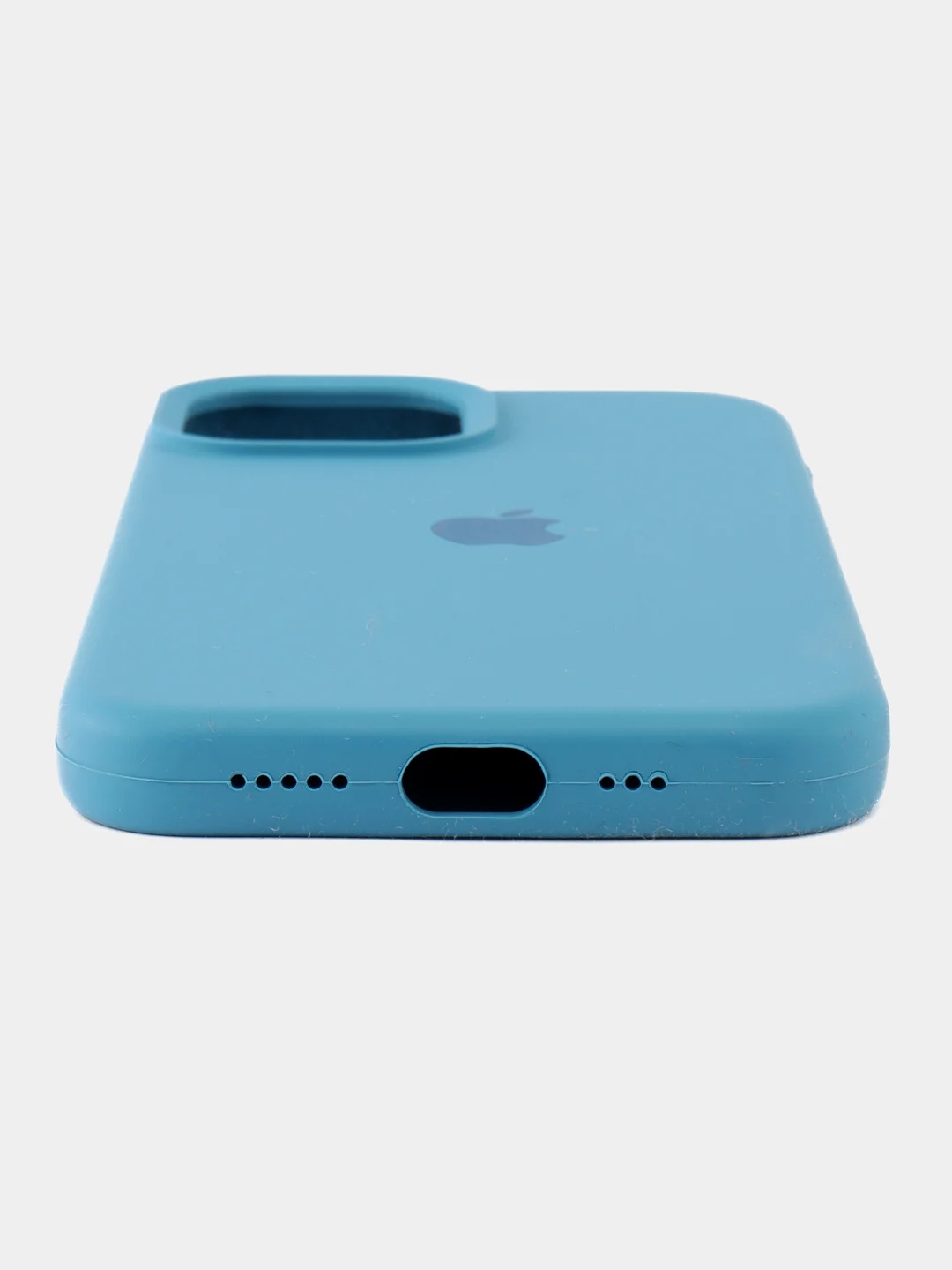 Светло-синий чехол для iPhone 14, 14Pro, 15,14Pro Max, 15, 15Pro,15Pro Max, силиконовый, айфон