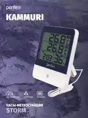 Часы-метеостанция Perfeo "Kammuri"