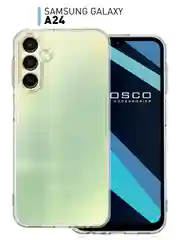 Силиконовый чехол ROSCO для Samsung Galaxy A24, с защитой камер и от прилипания