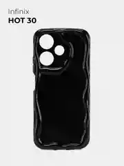 Черный чехол для Infinix Hot 30 (Инфиникс Хот 30), противоударный
