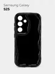 Черный чехол для Samsung Galaxy S25 (Самсунг Галакси С25), противоударный