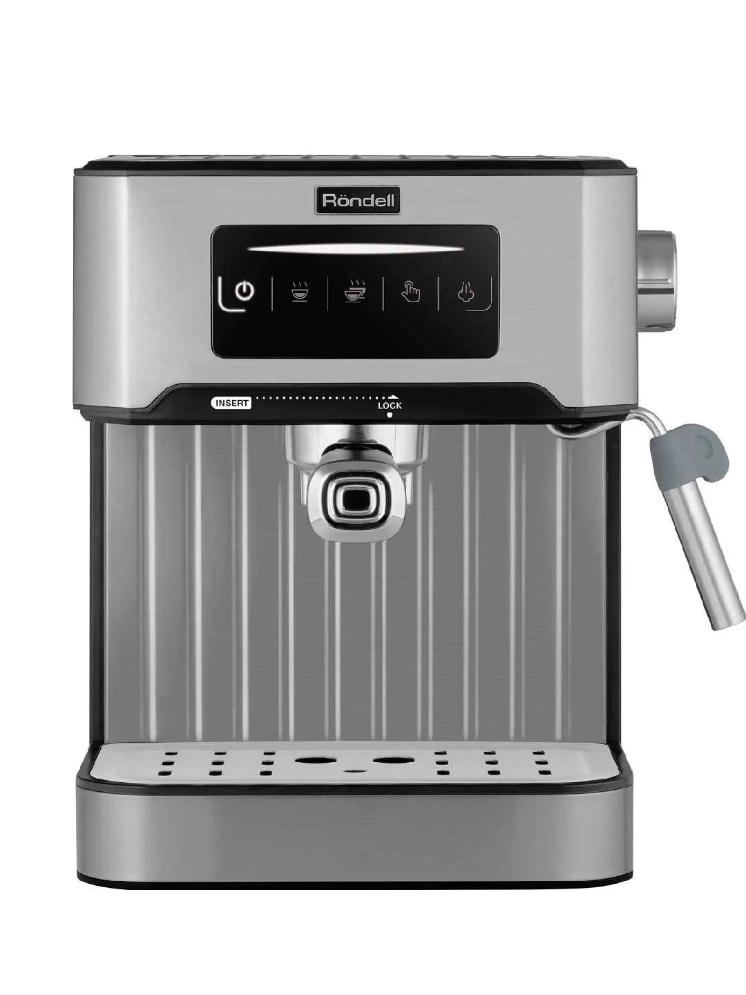 Кофеварка рожковая Rondell RDE-1106 850Вт серебристый