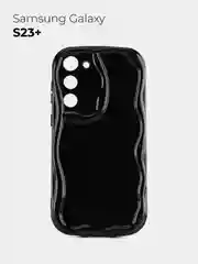 Черный чехол для Samsung Galaxy S23+ (Plus) (Самсунг Галакси С23 Плюс), противоударный