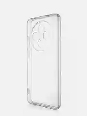 Прозрачный чехол для Oppo Reno 12F силиконовый ROSCO матовый/ прозрачный тонкий с защитой камер
