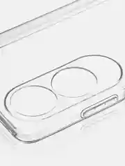 Прозрачный чехол для Oppo A60 силиконовый ROSCO матовый/ прозрачный тонкий с защитой камер