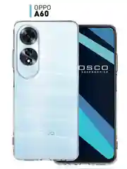 Прозрачный чехол для Oppo A60 силиконовый ROSCO матовый/ прозрачный тонкий с защитой камер