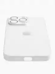 Белый чехол MagSafe для айфона 15, Pro, Pro Max, с задней поверхностью как у айфона