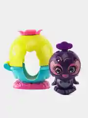 Зеленый шар-трансформер "Zoobles", наборы Зубликов с магнитными карточками 1 шт с домиком 3 цвета