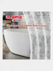 Штора для ванной комнаты с 3D эффектом водонепроницаемая, 180х180см, Laima Home, 608451