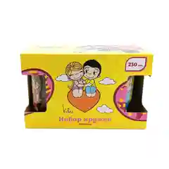 Кружки Love is Оранж (две кружки в комплекте), 230 мл, стекло