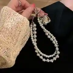 Серебряный обвес на сумку, цепочку на сумку, брелок на ключи, брелок на телефон