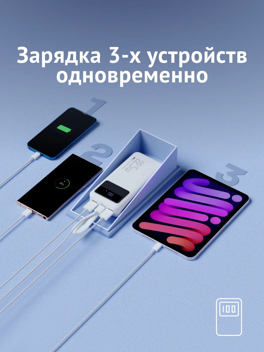 Внешний аккумулятор iBOX OLS-20000mAh