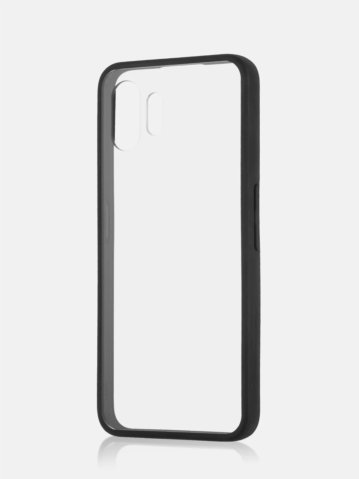 Прозрачный чехол для Nothing Phone (2) пластиковый с силиконовой окантовкой ROSCO противоударный