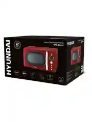 Микроволновая Печь Hyundai HYM-D3037 20л. 700Вт красный/серебристый