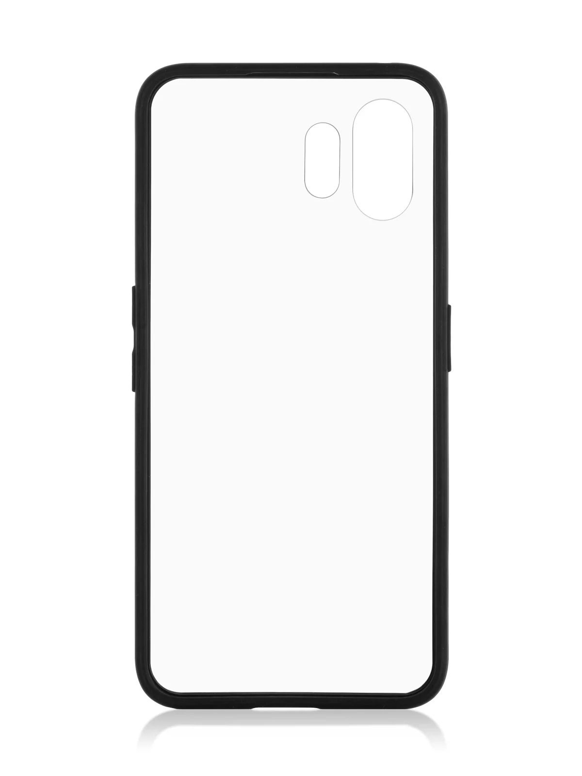 Прозрачный чехол для Nothing Phone (2) пластиковый с силиконовой окантовкой ROSCO противоударный