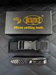 Складной нож Microtech с двусторонней заточкой, фронтально-выкидной, автоматический