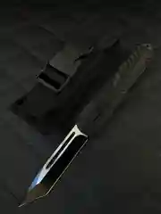 Складной нож Microtech с длезвием Танто, фронтально-выкидной, автоматический