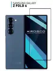 Угольный стекло для Samsung Galaxy Z Fold 6 защитное ROSCO олеофобное, на второй экран, антишпион
