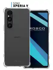 Противоударный чехол ROSCO для Sony Xperia 1 V силиконовый, с усиленными углами