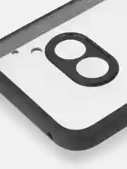 Прозрачный чехол для Nothing Phone (2a), (2a) Plus пластик с силиконовой защитой ROSCO противоударный