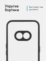 Прозрачный чехол для Nothing Phone (2a), (2a) Plus пластик с силиконовой защитой ROSCO противоударный