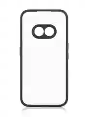 Прозрачный чехол для Nothing Phone (2a), (2a) Plus пластик с силиконовой защитой ROSCO противоударный