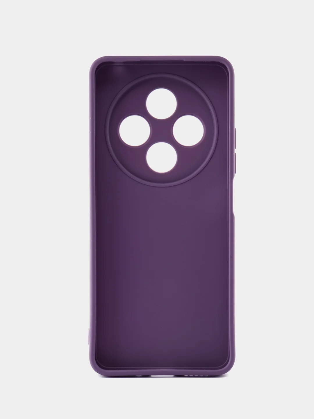 Сиреневый чехол для Xiaomi Redmi 14C / Poco C75 (Сяоми Редми 14с), черный защита камеры силиконовый