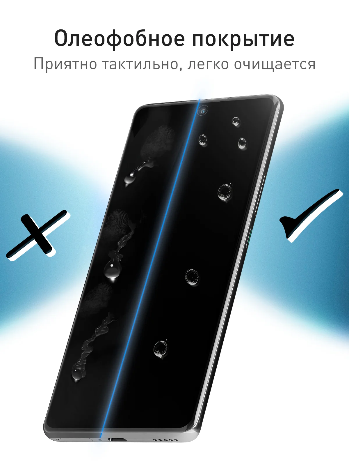 Прозрачный 1-2 шт, защитная плёнка для Oppo Reno 11 5G / Reno 10 / A3 Pro гидрогелевая ROSCO тонкая